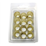 폐렴 AMT-F7327-12PK INT-F7327-12PK F7327-12 0 625 인치 내경 x 1 황동 호스 페룰 12 팩, 소형, 빨간색 : 하운스팟