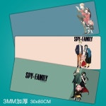 스파이패밀리 마우스장패드 컴퓨터 키보드 스파이 47종 컴퓨터장패드 테이블매트 포저 A타입 m 300x700mm : 카스타르