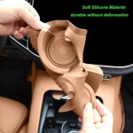 자동차 중앙 콘솔 워터 컵 홀더 메르세데스 벤츠 E 클래스 W214 E260 E300  용 실리콘 방수 보호 패드 커버 트림 : 기주상사