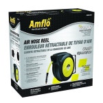 AMFLO 588HR-RET 3/8인치 X 50인치 릴 밀폐 호스 노란색 하이브리드 : 더바이웨이