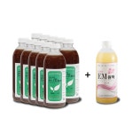 공장직판 EM원액 1리터  10병  (사은품 아이보리 EM원액 1병 / 무료배송) : 서진바이오