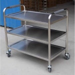 퇴식구 선반 잔반 식판 배식대 강철 휴게소 사각형 업소용 반납대 퇴식대 보관함 1 스테인리스 이중직 길이 80CM 폭 40C : 픽앤도트