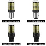 자동차 LED 방향 지시등 4014 144smd 1156 T20 고휘도 브레이크 라이트 디코딩 스트로보 방지 : 지허브지