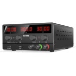 실험실 전압 전원 디지털 전원공급장치 장치 USB PLUG 5A H3206블랙 32V6A : 브론디원