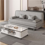 소파베드 접이식 패브릭 거실 아이와비 수오 소파 쇼파침대 쇼파 좌식 라이트 그레이 150cm : 글로리샵55