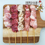 국내산 수제 닭꼬치 캠핑5종세트  소스포함 단품 닭꼬치 11종 : 가온푸드시스템