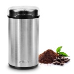 위르쉬 허브 커피 그라인더 - 스테인리스 스틸 블레이드, 강력한 모터 및 4.2온스의 향신료 그라인더를 갖춘 전기 그라인더. 원두, 허브... 