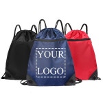 10pcs 사용자 정의 로고 Drawstring 배낭 스포츠 체육관 방수 여성 지퍼 포켓과 대형 : 솔룩스 인터내셔널