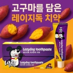 레이지독 치카푸카 치약 고구마향 입냄세 제거 바르는 강아지 치약 60g : 레이지독 LazyDog