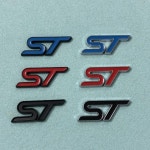 금속 ST 글자 자동차 핸들 엠블럼 배지 스티커, 피에스타 포커스 에디션, KUGA 몬데오 X 2 3, : 유니텍 인터내셔널