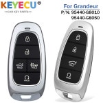 스마트키 현대 그랜저용 KEYECU 스마트 원격 Fob433MHz 47 FCC ID TQ8 FOB 4F27 95440 G8010 G8050 : 디이어유통