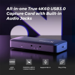 니어스트림 CCD30 4K 60Hz HDMI 3.0 게임 방송 스트리밍 캡쳐보드 캡처카드 : 사운드믹스