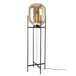 플로어 조명 장스탠드 침실 플로어램프 화이트 거실 바우 장식 유백색 침실옆 엔틱 라지 스탠드 코냑 : 다온앤루이