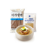 1+1 동치미물냉면 5인분 + 생메밀소바 5인분 세트 외 2종 선택조합 (총 10인분) : 이가자연면