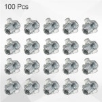 하핑턴 4X12MM 100개 가구 너트 탄소강 스레드 나무용 68 너츠 암벽 캐비닛 등반 홀더 인서트 갈래 47 : 글로벌구매A