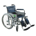 대세엠케어 발걸이 각도조절이 가능한 정형외과용 거상형 스틸 휠체어 PARTNER P1004 : 건강-의료용품 위코메디