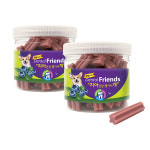 댕댕스타 덴탈프렌즈 강아지 치석제거 덴탈껌 블루베리, 300g, 2개 : 코코브라운 펫스토어