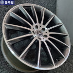 벤츠 GLS w166 21인치 AMG 마차 건메탈폴리쉬 순정 휠 (낱개 판매) 품번 1664013200 : 블루휠