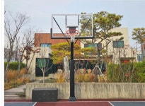 월드스포츠산업 고정식농구대 단면 국민체육진흥공단모델 백보드하단보호 WDB-1080-2 : 월드스포츠산업