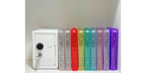 6공 글리터 다이어리 커버 a6 바인더 투명 포토북 스티커 모음집 베이직코 : 베이직코 Basic.co