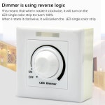 조절식 스위치 밝기 패널 컨트롤러 조광기 조광 5050 5630 LED 스트립 조명용 DC12V 24V 30A : 라온Be