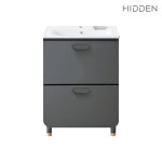 욕실 화장실 수납장 세면대 라운드하프 하부장 (도기) 서랍형 히든바스 : 예스365스토어
