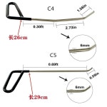 덴트 로드 세트 문콕 장비 훅 판금 24CM C4 공구 찌그러짐 복원 키트 무도장 전용 : 얌얌해외구매대행