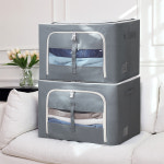 더조은홈 패브릭 리빙박스 옷 이불 소품 정리함 100L 2P : 더조은홈