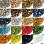 Olingart 여러 가지 빛깔의 2 3mm 530 개/몫 DIY 쥬얼리 만들기위한 원통형 유리 씨앗 바늘 비즈 목걸이 팔찌 H1107 10G 2x3mm 10g... 