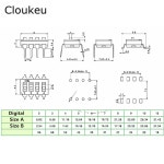 SMD 디지털 토글 스위치, KM-2, 3, 4, 5, 6, 8P, 2.54mm, 10 : 비노샵비노샵