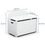 델타 마이사이즈 디럭스 화이트 상자, 비앙카 Bianca White Toy Box : 식스봉지