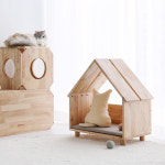 벤쿠 원목펫하우스 고무나무 단일색상 0497.9744, 650x360x680mm : 마켓비 공식스토어