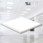 KS 국산 직하 평판 T바 담파 LED 엣지등 면조명 사무실 상가 목욕탕 600X600 50W : 틔움LED