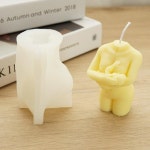 아이 양초 실리콘 몰드, DIY 수제 아로마 테라피, 석고 바디, 가정 공예 장식 : 스마트랩팩토리구대10