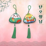 [2025] 여름맞이 중국 단오 향낭 만들기 DIY 세트 (도안 랜덤 발송) : 지혜네 잡화점