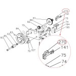 해외배송 정시출고 SIEG C2, C3, CX704, 그리즐리 G8688, G0765, 컴팩트 9, 제트 BD-6, 미니 선반 예비 부품용 리드스크류 지지대 암... 