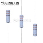 10pcs 5W  산화물 필름 저항기 5% 1R - 10M 100R 220R 330R 1K 2.2K 3.3K 4.7K 10K 22K 47K 100K 1M 100 220 330 옴 : 이우-상사