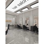 천정 무영등 동물병원 특수 사각등 당구장 부착형 장식 스탠드 80x120cm 180W : 스노우펄