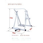 야외 운동기구 광장 웨이트 머신 공원 제품 헬스기구 노인 1. 접이식 워킹머신 : 쓰리포인트