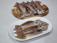대헌수산 제철 통찜 오징어 1kg 총알 급냉 원양 : 대헌수산