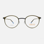 이안옵틱 솔텍스 라운드안경 블리스 KN 846 카키 C3 : 아이컨텍