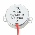 핸드메이드 동기 모터 AC 24R 20 3R 18R 50 4W 용 10R 60Hz 1R 12R 12V 36R 8 2 10 5 0 6R CCW/CW 15 30 1PC 0.81rpm : 트랜드E