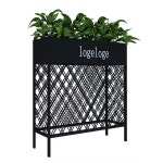 파티션 화분 사무실 카페 가림막 울타리 인테리어 플랜트 공간분리 화이트80/25/90 중등의 : 비상샵