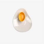 딜리고 에그프라이 플랫 플레이팅 접시 예쁜그릇 디저트플레이팅접시 : 딜리고s
