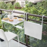 바테이블 테이블 휴식 베란다홈카페 걸이 화이트 화이트걸이형난간폭4cm11.5cm 난간 화이트걸이형난간폭4cm11.5cm 접이식 베란다난간테이블... 