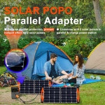 SOLAR POPO 태양광 패널 커넥터 Anderson Y 병렬 어댑터 케이블, 휴대용 발전소 발전기를 위한 역전류 보호 기능이 있는 케이블 : maaq8