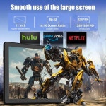 URAO 11 인치 태블릿 안드로이드 12GB RAM 64GB ROM 6800mAh IPS HD 터치 스크린 키보드 보호 케이스 마우스 스타일러스 8 in 1 키트... 