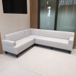 CH590 양방소파 라운드형 병원 한의원 동물병원 소파 대기실쇼파제작 : 초이스소파