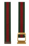 [영국아울렛/관부가세포함] 구찌 웹 스트라이프 스퀘어 골드 버클 벨트 GREEN RED 700339 : 런던패밀리