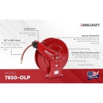 에어/워터용 릴크래프트 7850 OLP 1/2인치 x 50피트 스프링 구동 호스 : 트웬티에잇웰마켓